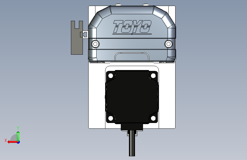Toyo东佑达直线模组-ETH12-750-BM-200W+煞車 背面视图