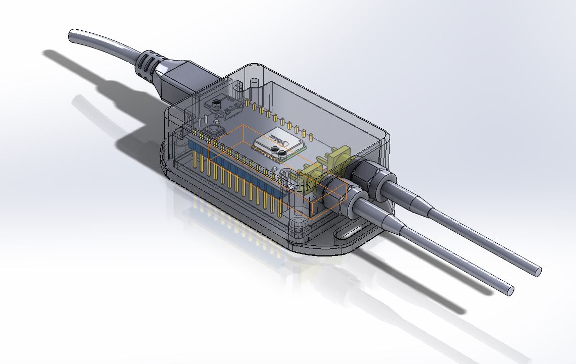 2款Rak811传感器模型3D图纸 Solidworks设计 附IGS x_b格式
