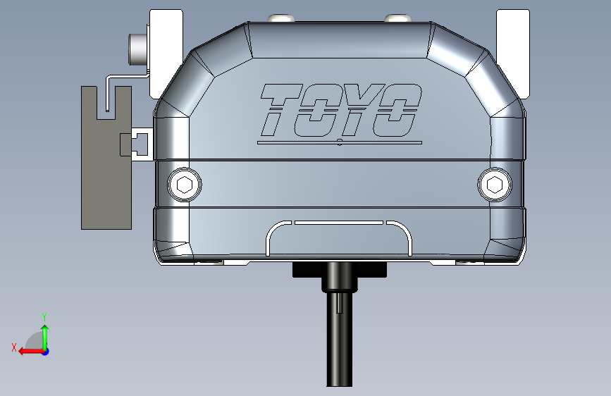 Toyo东佑达直线模组-ETH12-950-BC-200W+煞車 背面视图