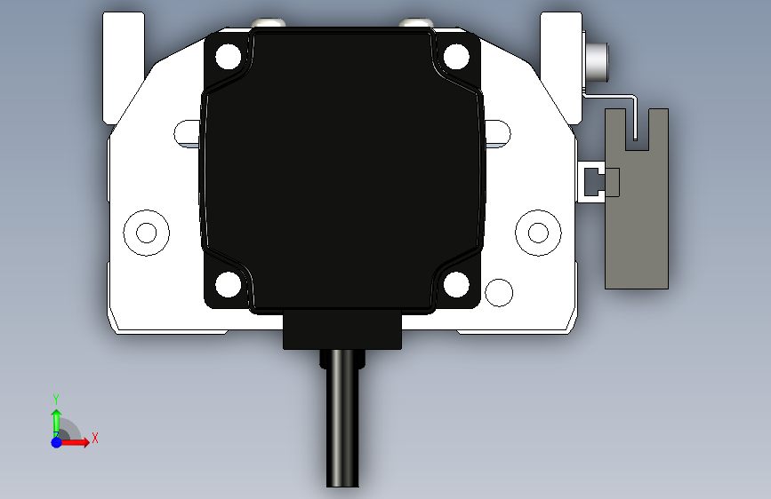Toyo东佑达直线模组-ETH12-950-BC-200W+煞車 正面视图