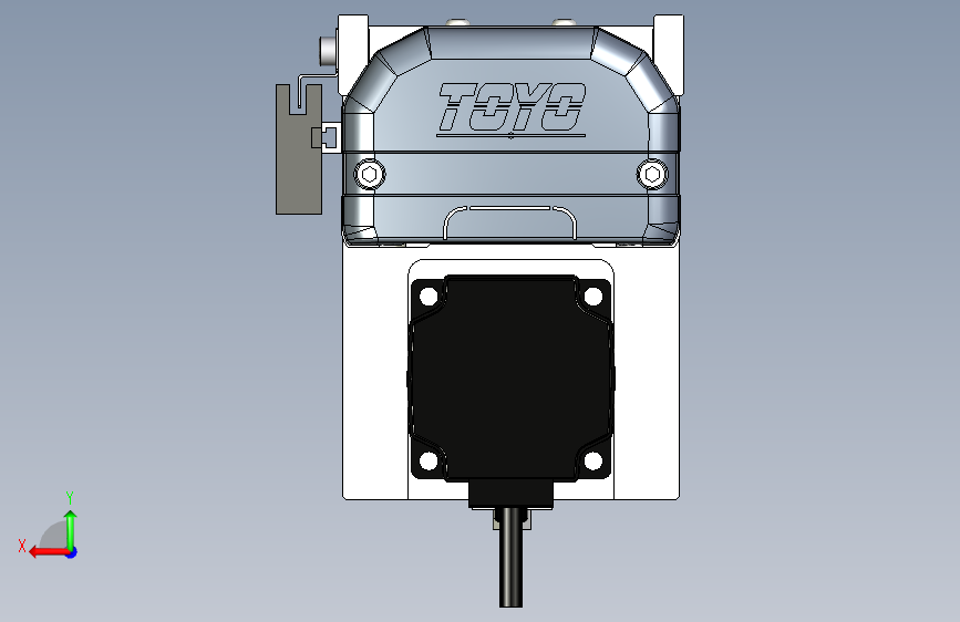 Toyo东佑达直线模组-ETH12-1000-BM-200W 背面视图