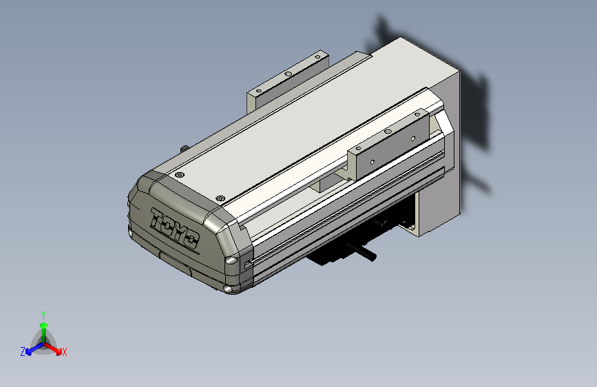 Toyo东佑达直线模组-ETH13-100-BM-200W 主视图