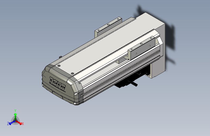 Toyo东佑达直线模组-ETH13-150-BM-200W 主视图