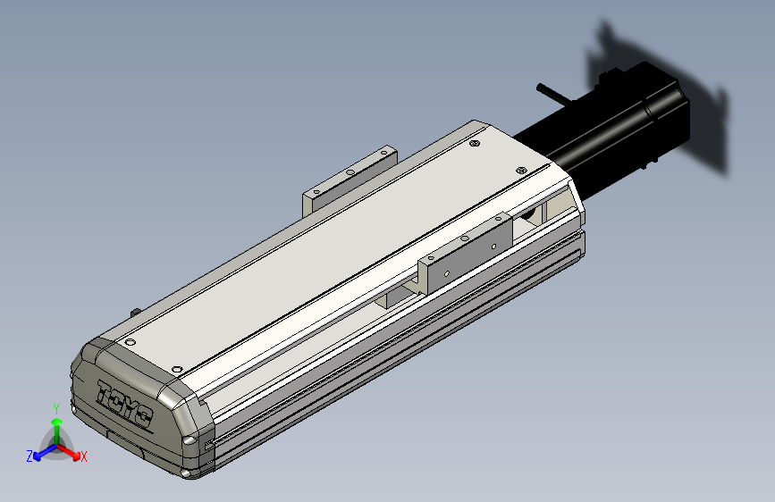 Toyo东佑达直线模组-ETH13-200-BC-400W+煞車 主视图