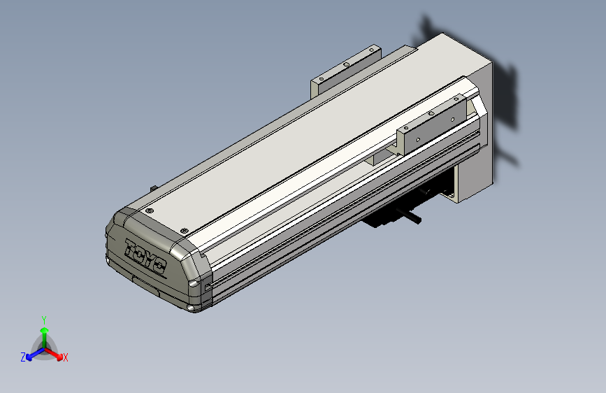 Toyo东佑达直线模组-ETH13-250-BM-200W 主视图