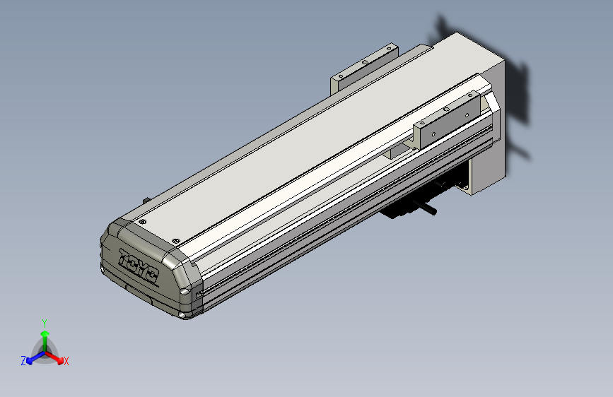 Toyo东佑达直线模组-ETH13-300-BM-200W 主视图