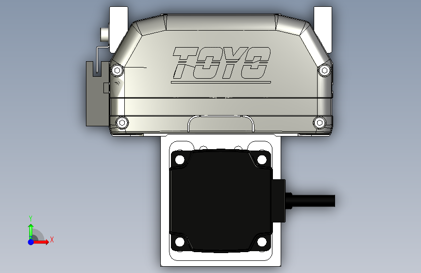 Toyo东佑达直线模组-ETH13-300-BM-200W 正面视图