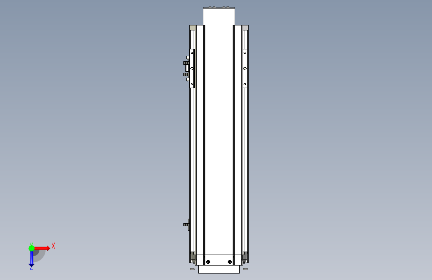 Toyo东佑达直线模组-ETH13-400-BM-400W 俯视图