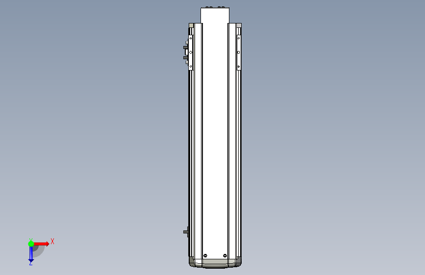 Toyo东佑达直线模组-ETH13-450-BM-200W+煞車 俯视图
