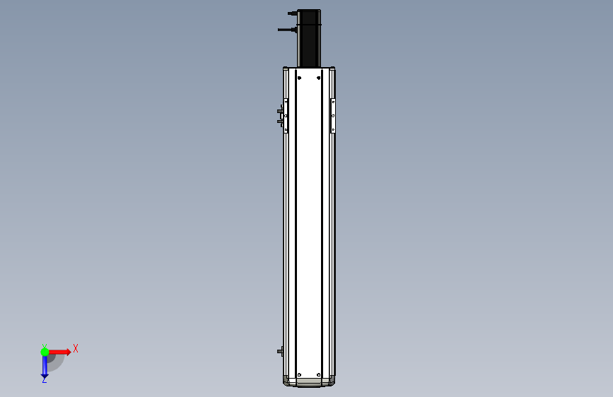 Toyo东佑达直线模组-ETH13-600-BC-400W+煞車 俯视图