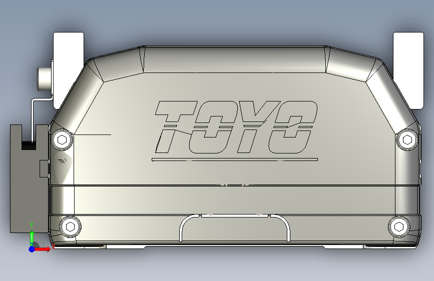 Toyo东佑达直线模组-ETH13-600-BC-400W+煞車 正面视图