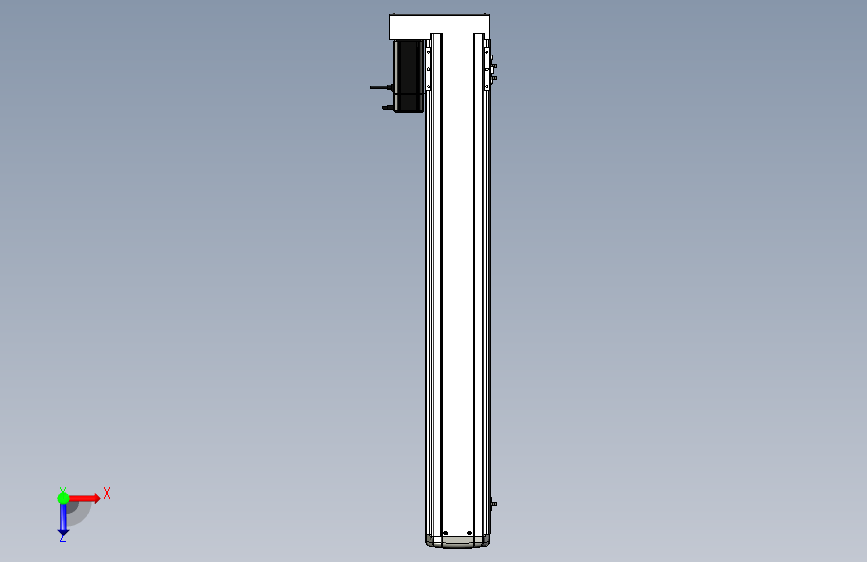 Toyo东佑达直线模组-ETH13-900-BL-400W+煞車 俯视图