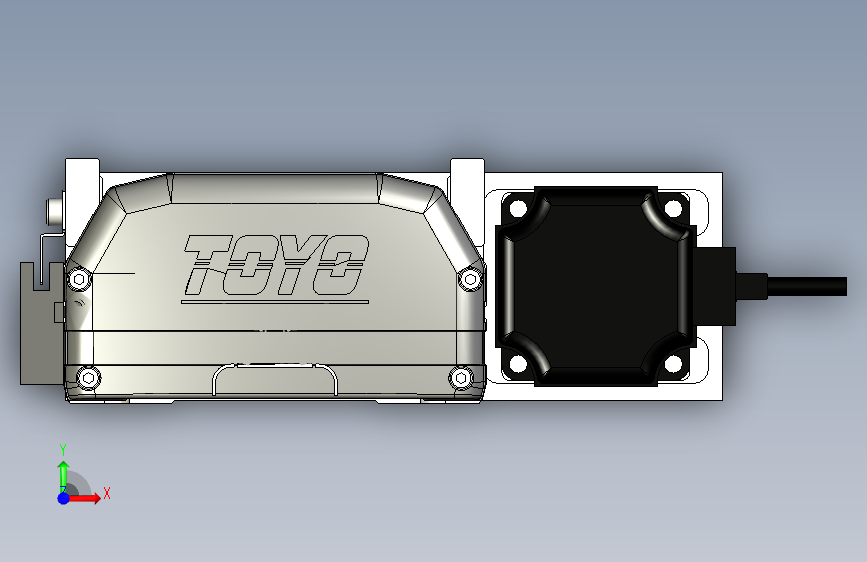 Toyo东佑达直线模组-ETH13-1050-BR-400W+煞車 正面视图