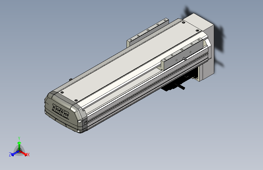 Toyo东佑达直线模组-ETH14-250-BM-200W-st 主视图