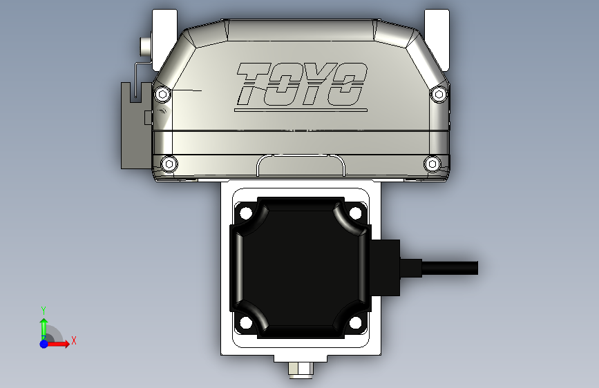 Toyo东佑达直线模组-ETH14-700-BM-400W+煞車 正面视图