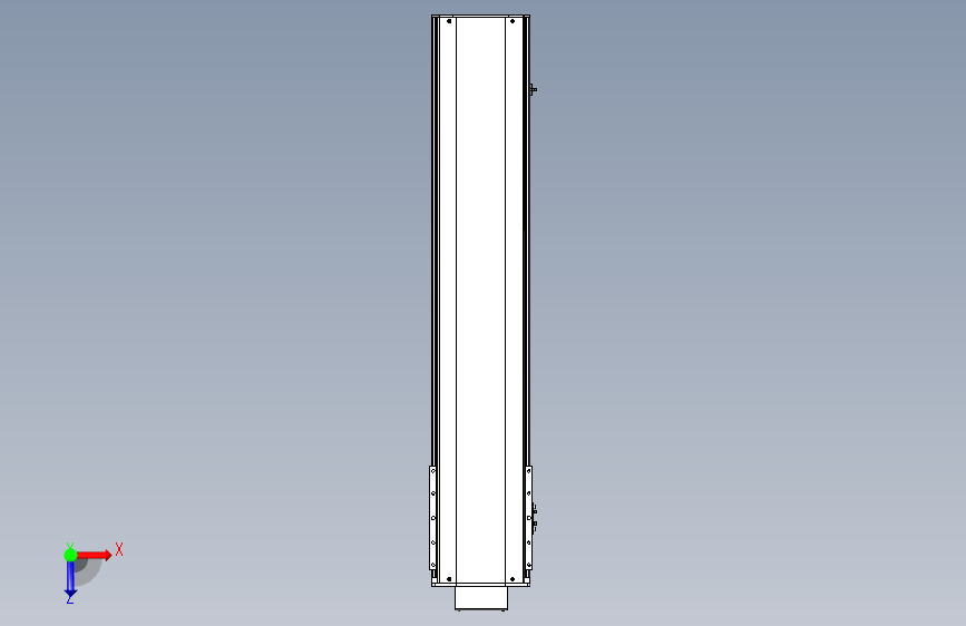 Toyo东佑达直线模组-ETH22-950-BM-400W 俯视图