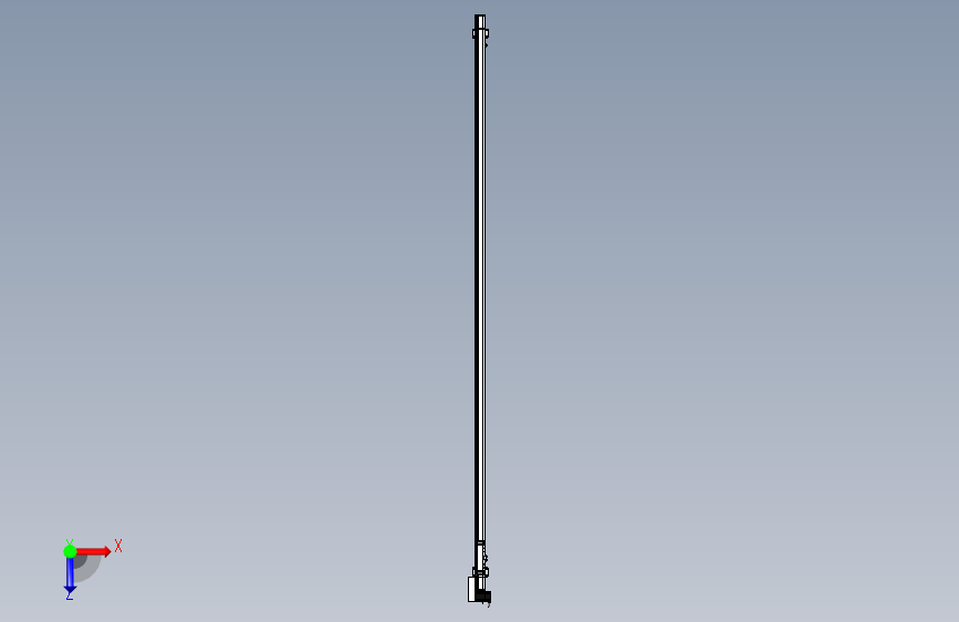 Toyo东佑达直线模组-M65-S-3300-L-M20-C4 俯视图