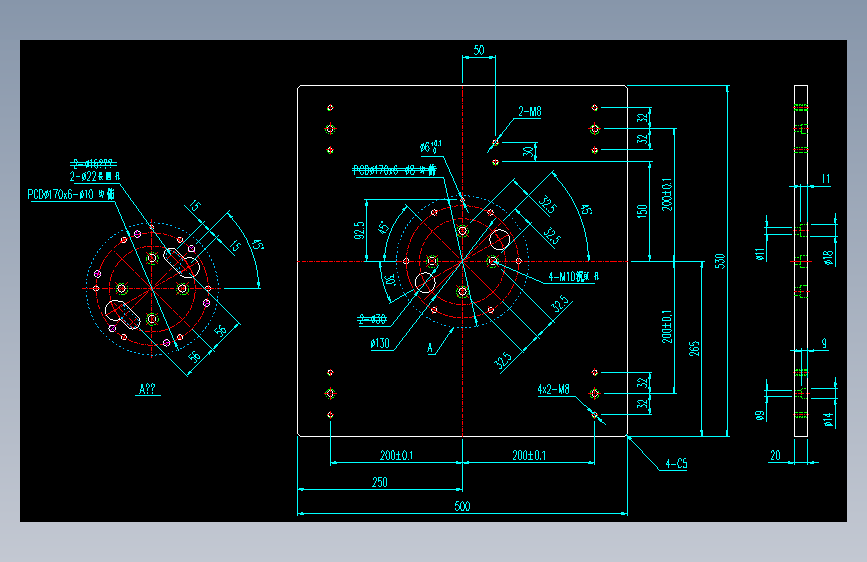 pcb基板吸吊机附旋转机构