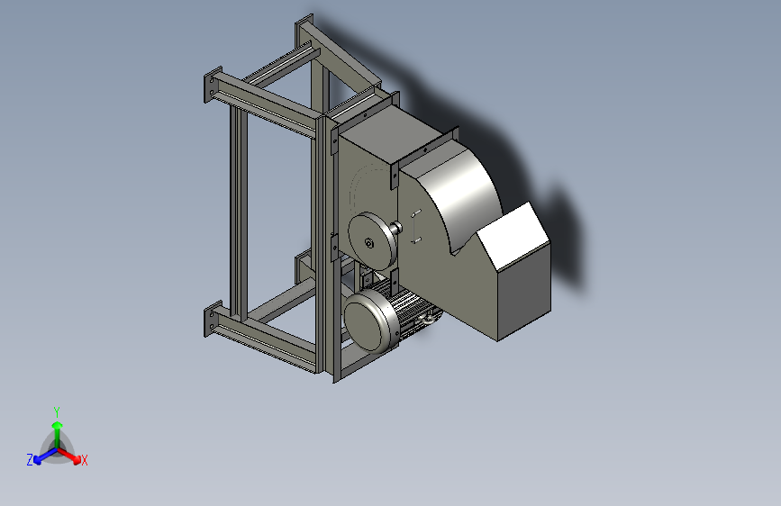 粉碎机3D图纸（带工程图） H721