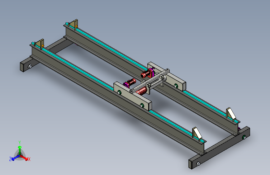 10T桥起重机设计三维stp