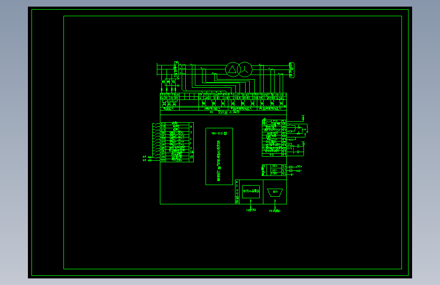 110KV变电站微机保护设计（含cad源图+开题报告+ppt）100