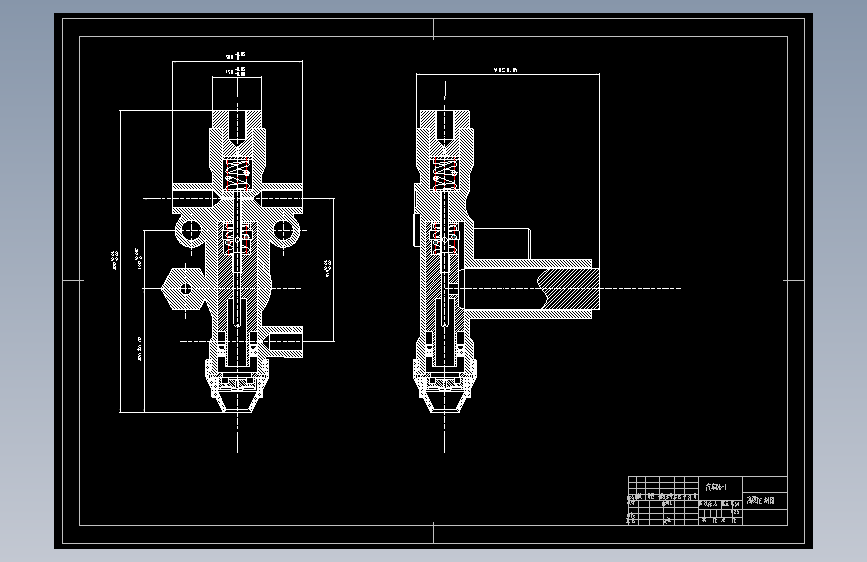 汽车囊式空气悬架的设计【3张CAD图 包含CAD图纸和说明文档参考