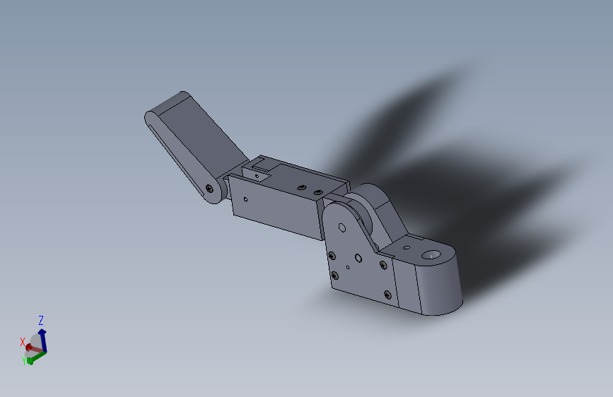 多臂采摘机器人的初步设计——采摘手的设计带SolidWorks三维