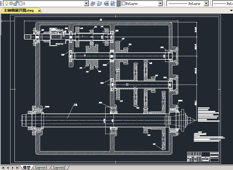 ca6140主轴箱设计【7.5KW 1.41 12级】 含CAD图纸说明文档参考