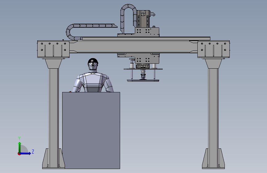 吸盘搬运机械手三维建模图纸 Solidworks 2019 模型图纸下载 懒石网