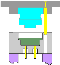 护罩壳侧壁冲孔模设计