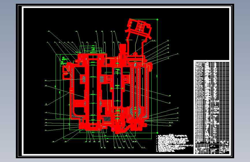 DY1000全液压岩心钻机液压动力头设计_AutoCAD20131204045950693