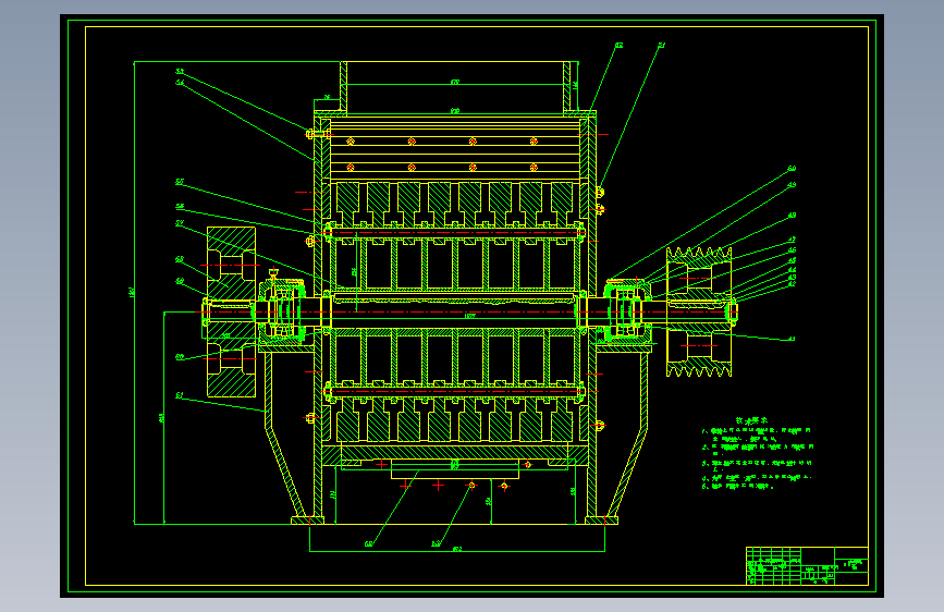 PC-直径800X800锤式破碎机设计