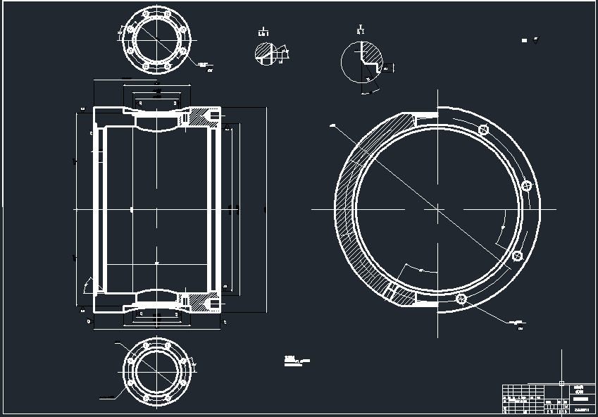 锻钢固定球阀加工工艺及中体螺孔8-M20的钻孔夹具设计