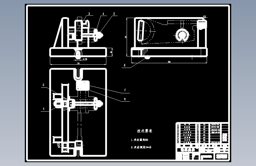 CA6140车床拨叉【优秀含CAD图纸】