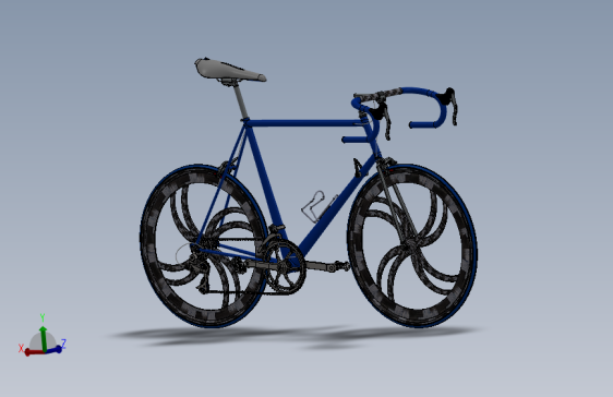 SW2011设计的自行车模型