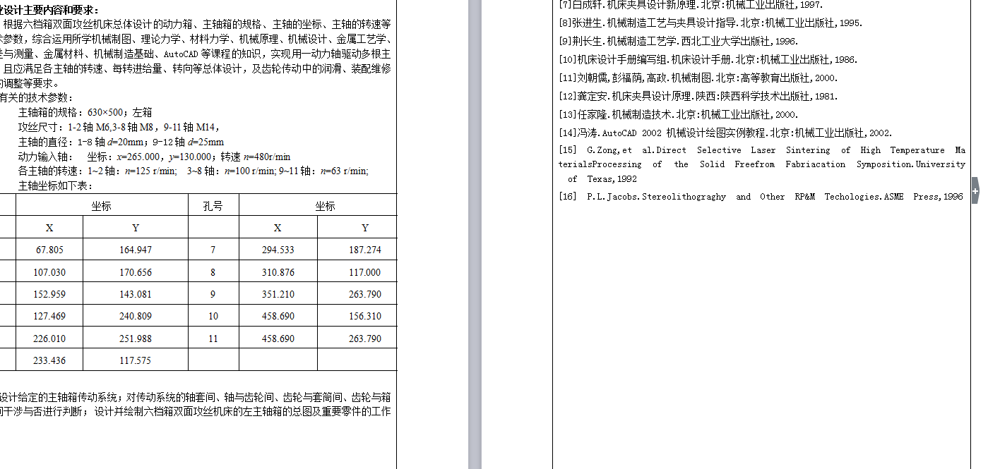 b5、六档箱双面攻丝机床左主轴箱