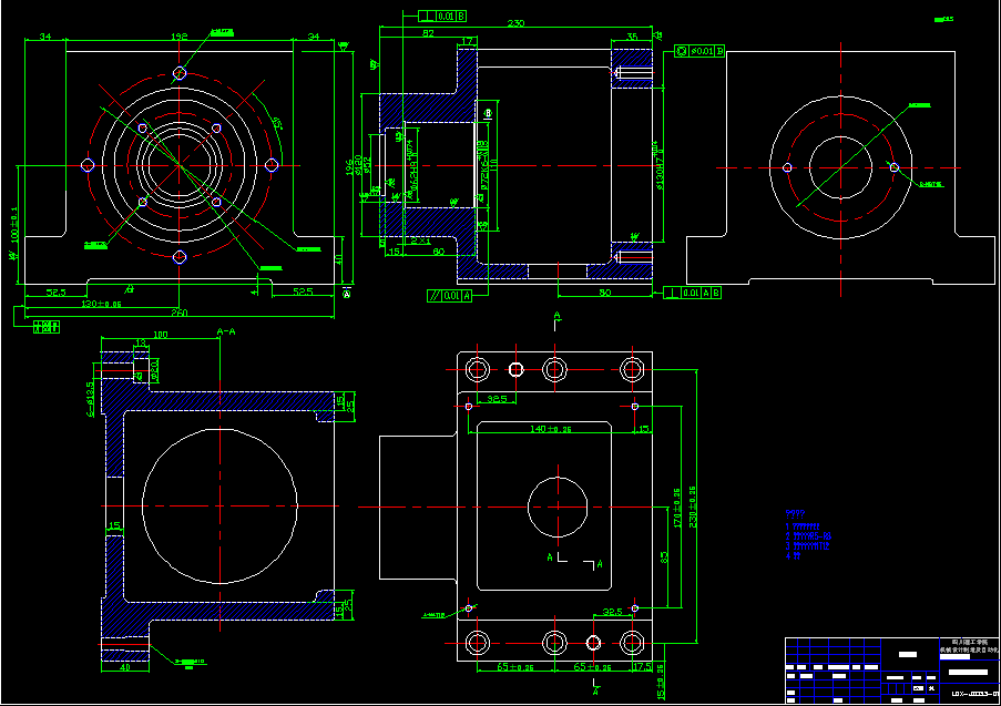 AVC1200电机座的工艺及其镗孔夹具设计