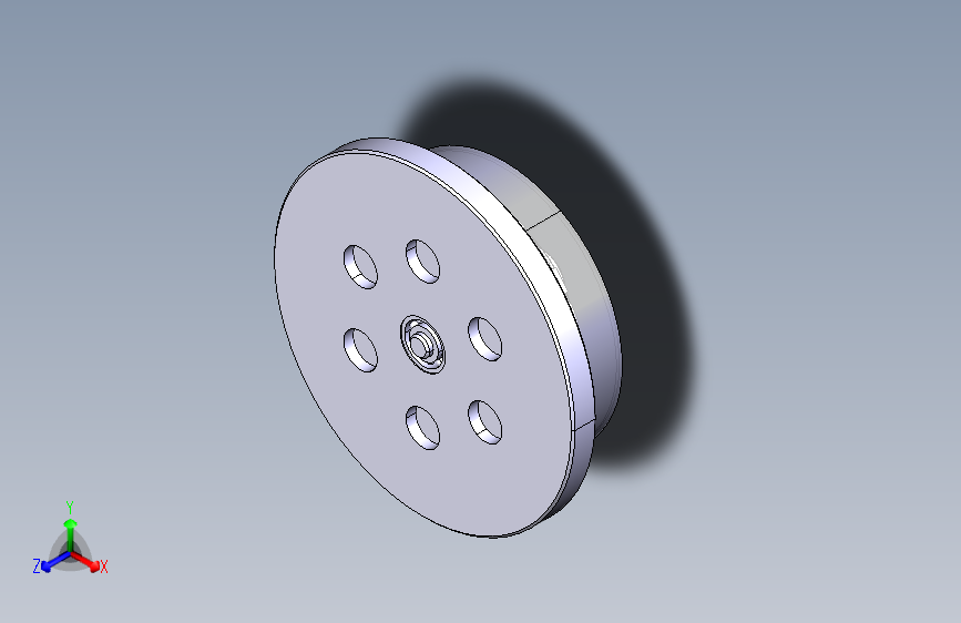 推式膜片弹簧离合器 (论文 3D CAD图纸）