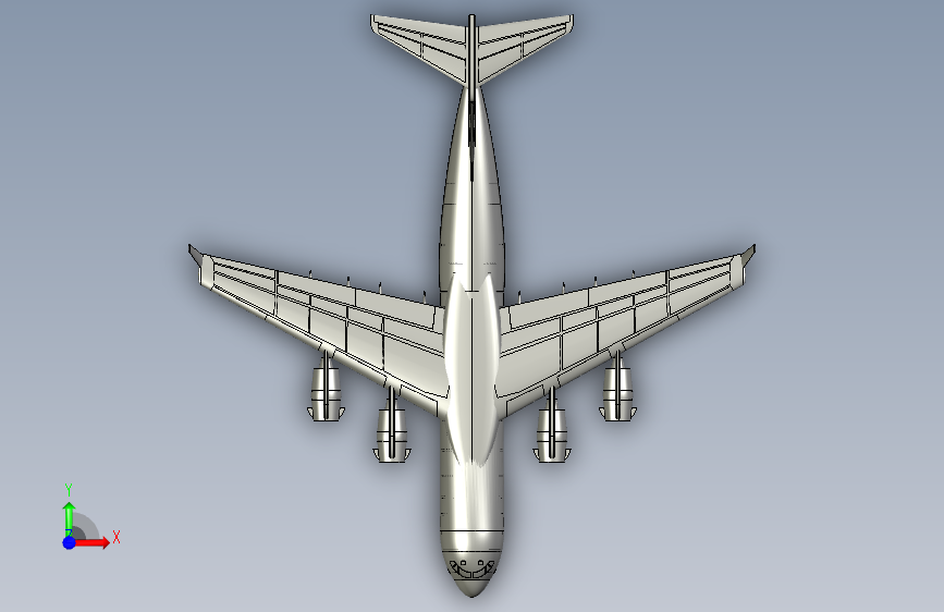 C-17运输机 正面视图
