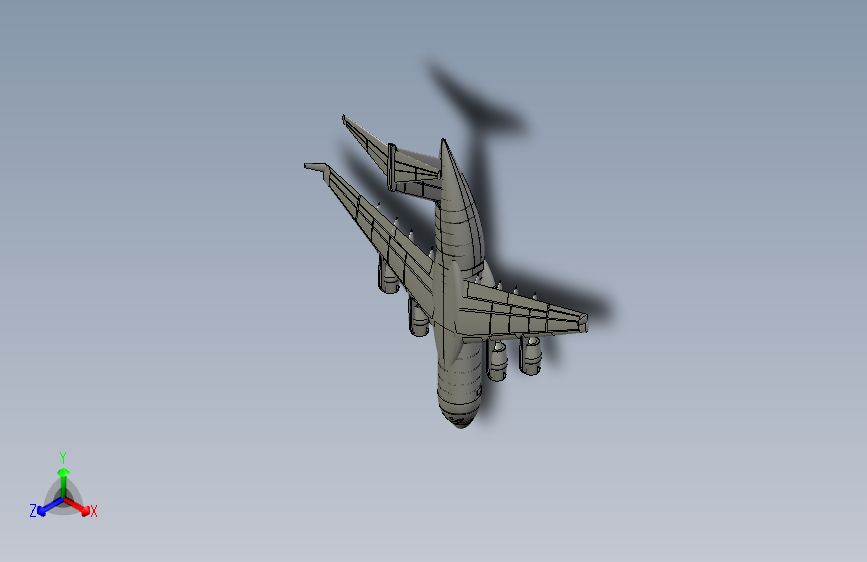 C-17运输机 主视图