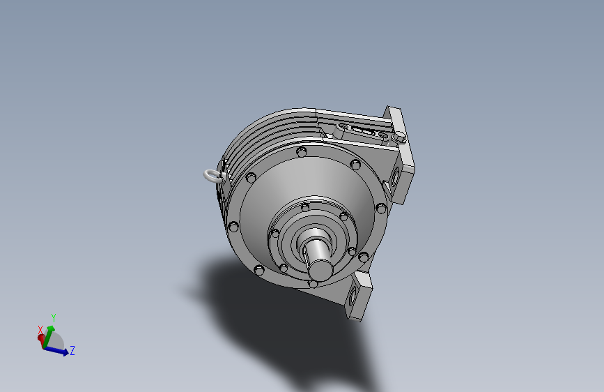 NGW31行星齿轮减速器3D数模图纸 ug10设计