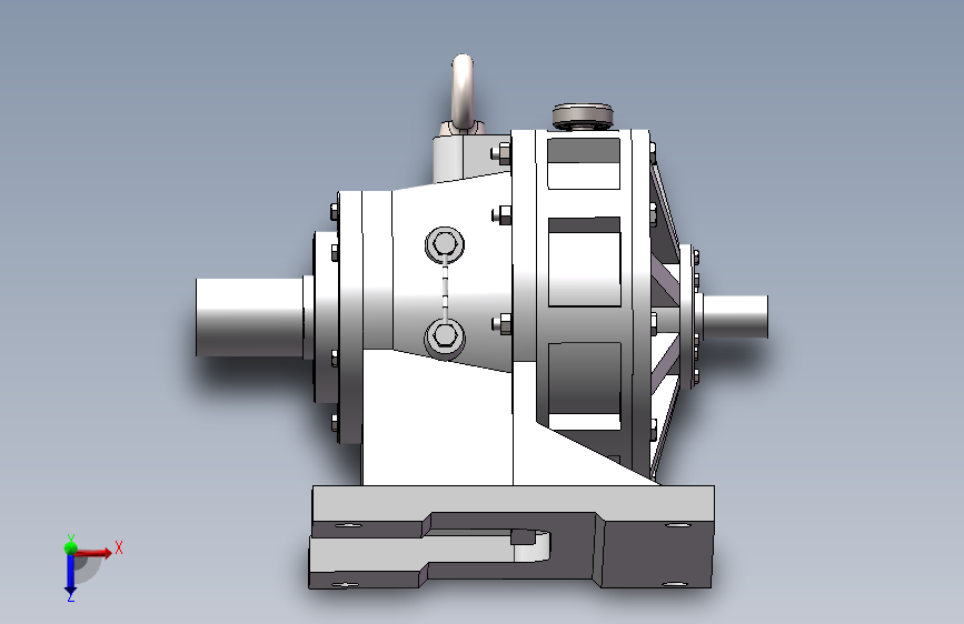 摆线针轮减速器三维建模图纸 Solidworks2016设计