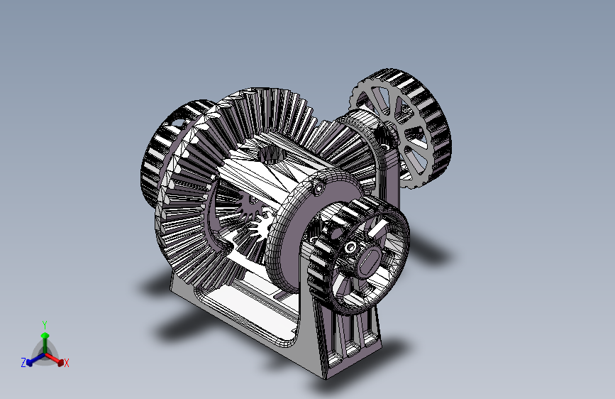 适合3D打印机的差速器图纸