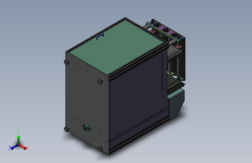 PCB板叠板机3D图纸 H80