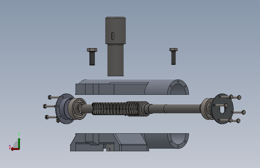 蜗轮蜗杆箱3D图纸 Solidworks设计