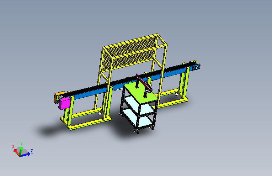 2022 09月 链条输送机设备sw18可编辑 Solidworks 2018 模型图纸下载 懒石网