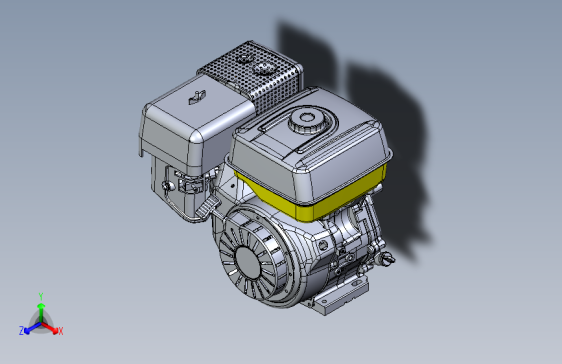 发动机动力系统全套3D图