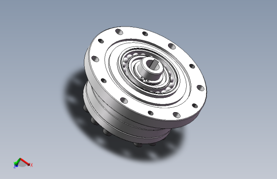 谐波减速器SolidWorks模型