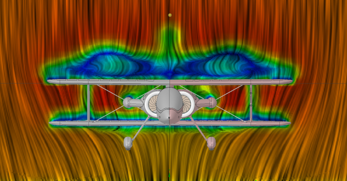 Oracle Challenger 2-2-1双翼飞机3D图纸 step格式