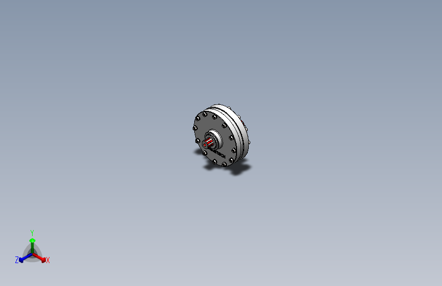 Planetary gear concept行星齿轮传动3D数模图纸 Solidworks设计